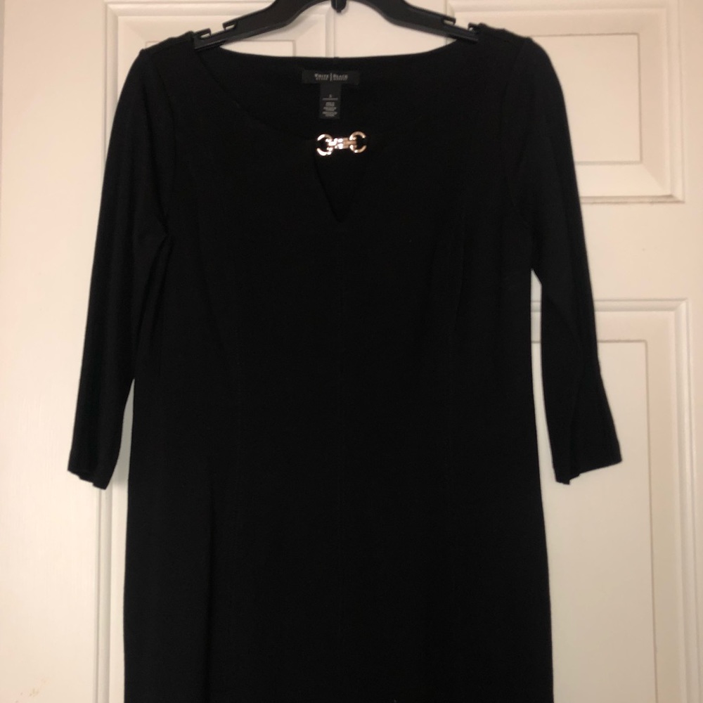 White-black dress